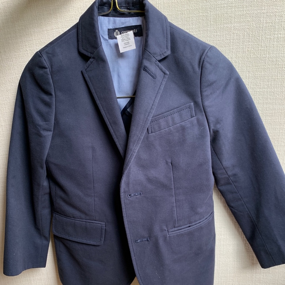 Crew cuts Boys navy blazer